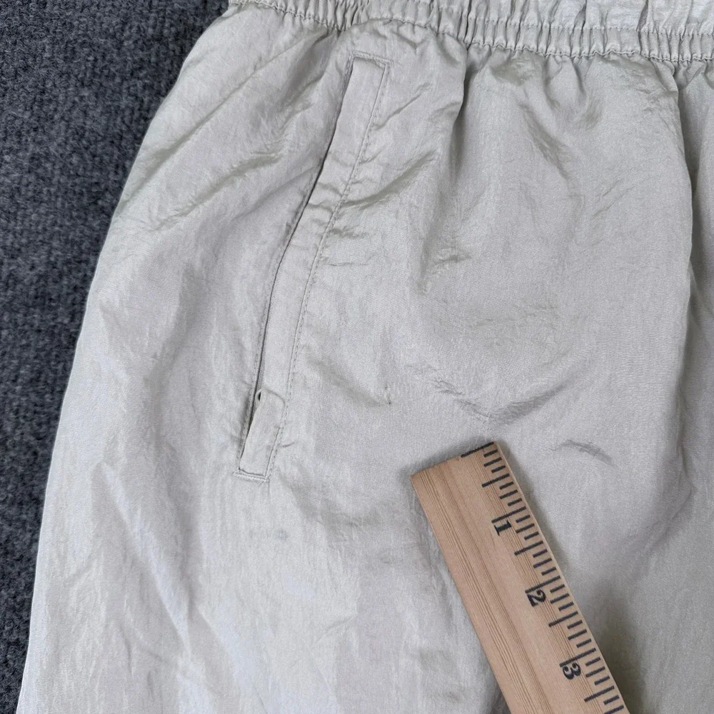Nike Swoosh Woven Track Jogger Pants Mens M Bone Gray Sportswear DJ0478